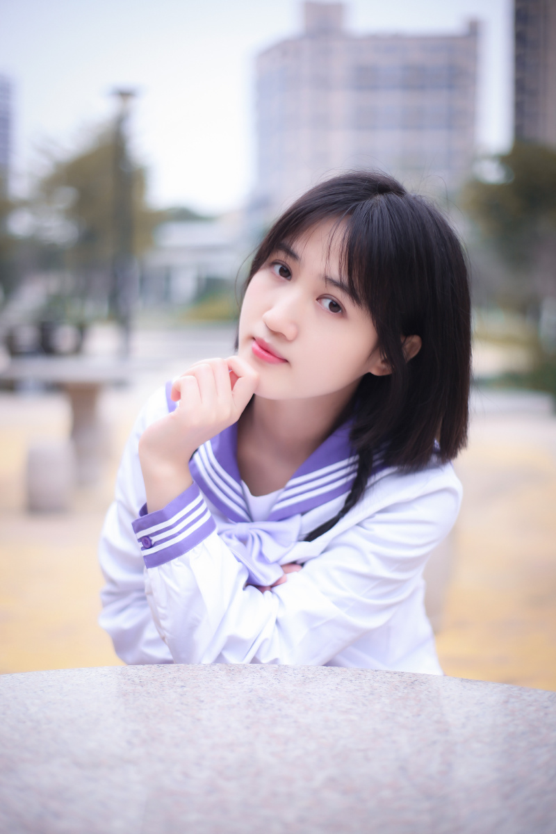 jk少女幼师小姐姐出境一米