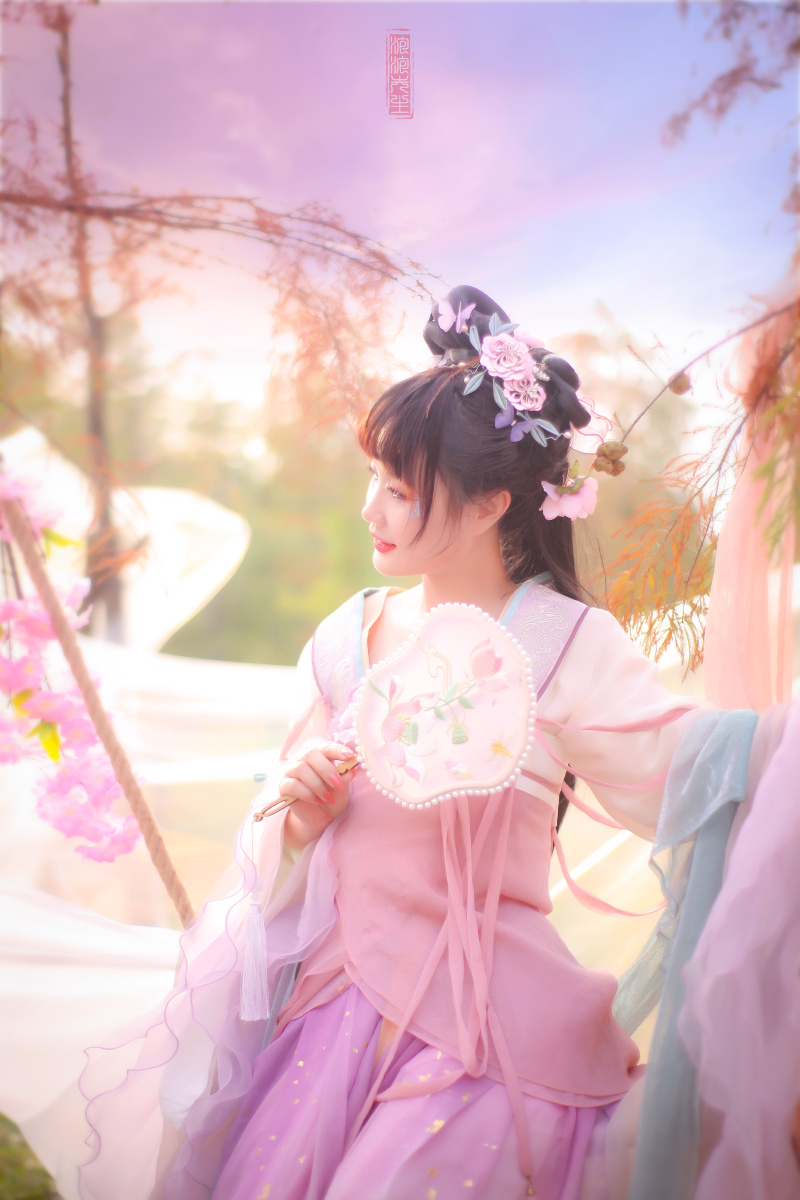 汉服小仙女唯美小清新出境薇薇摄影泡泡先生