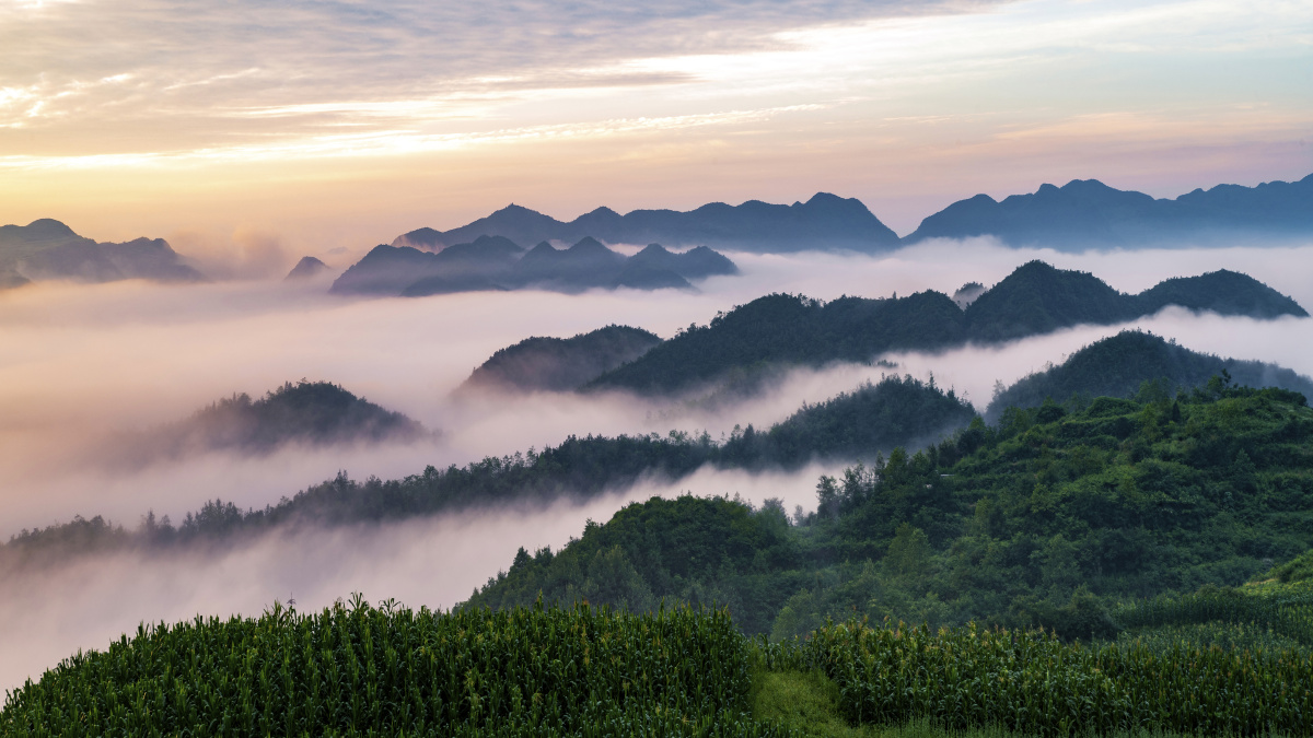 乌蒙山区的清晨