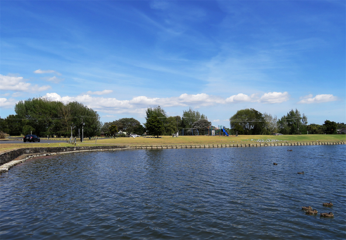 生态环境良好的小镇风景