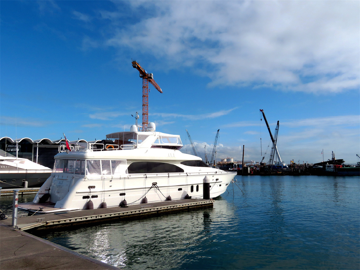 奥克兰港码头风景