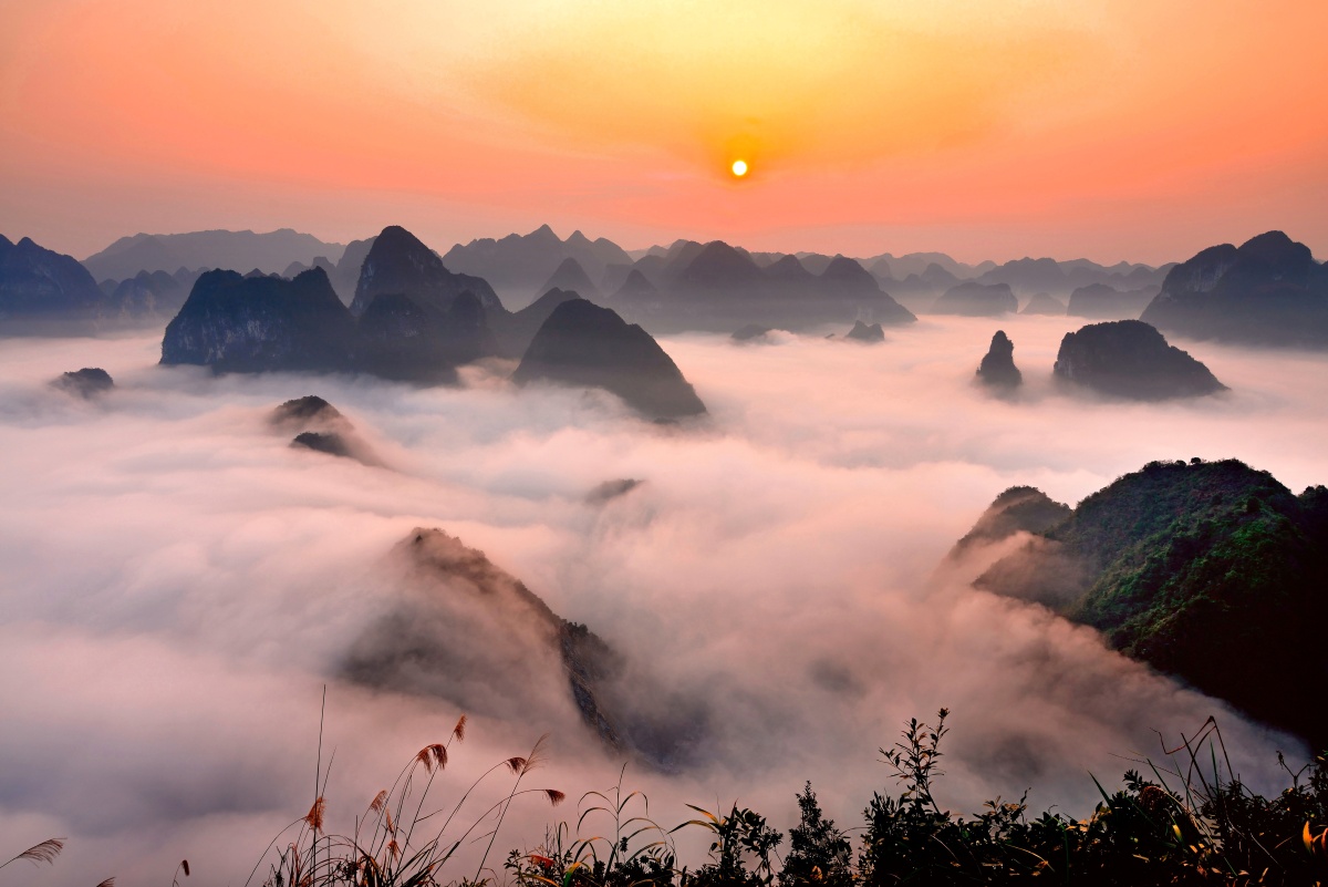 拍摄于广西凤山