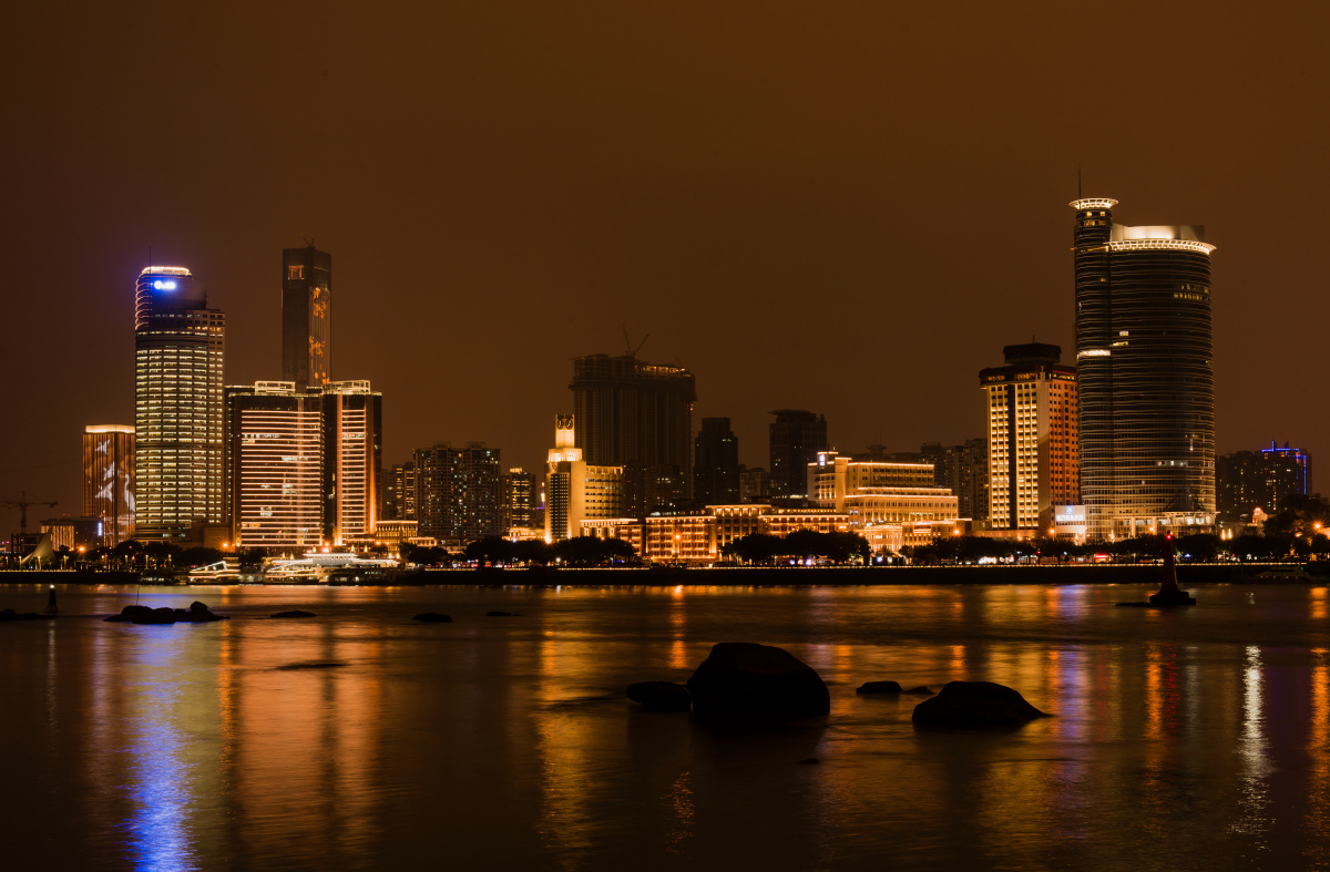 厦门市鼓浪屿海边夜景 - 马汉 - 图虫