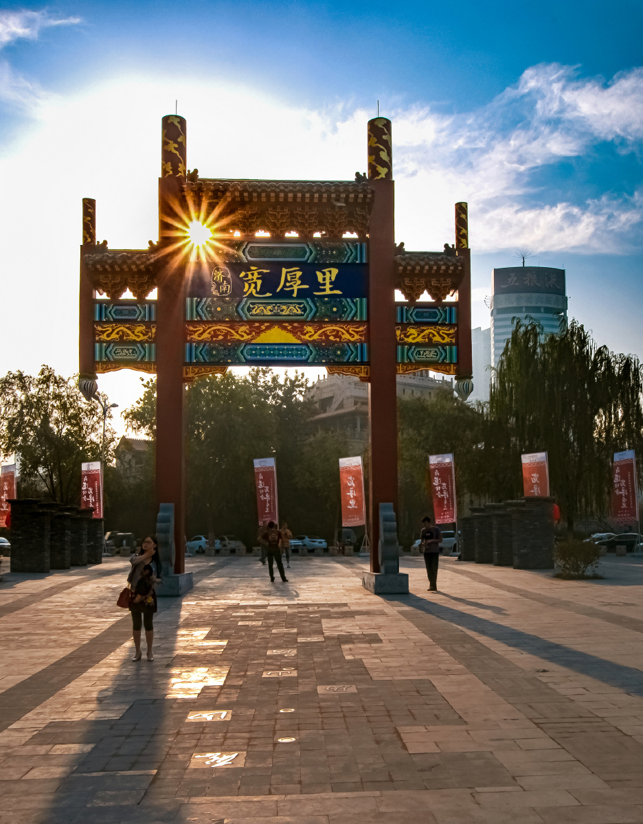 宽厚里牌楼2适马睛典尼康d901020mmf35exdchsm镜头