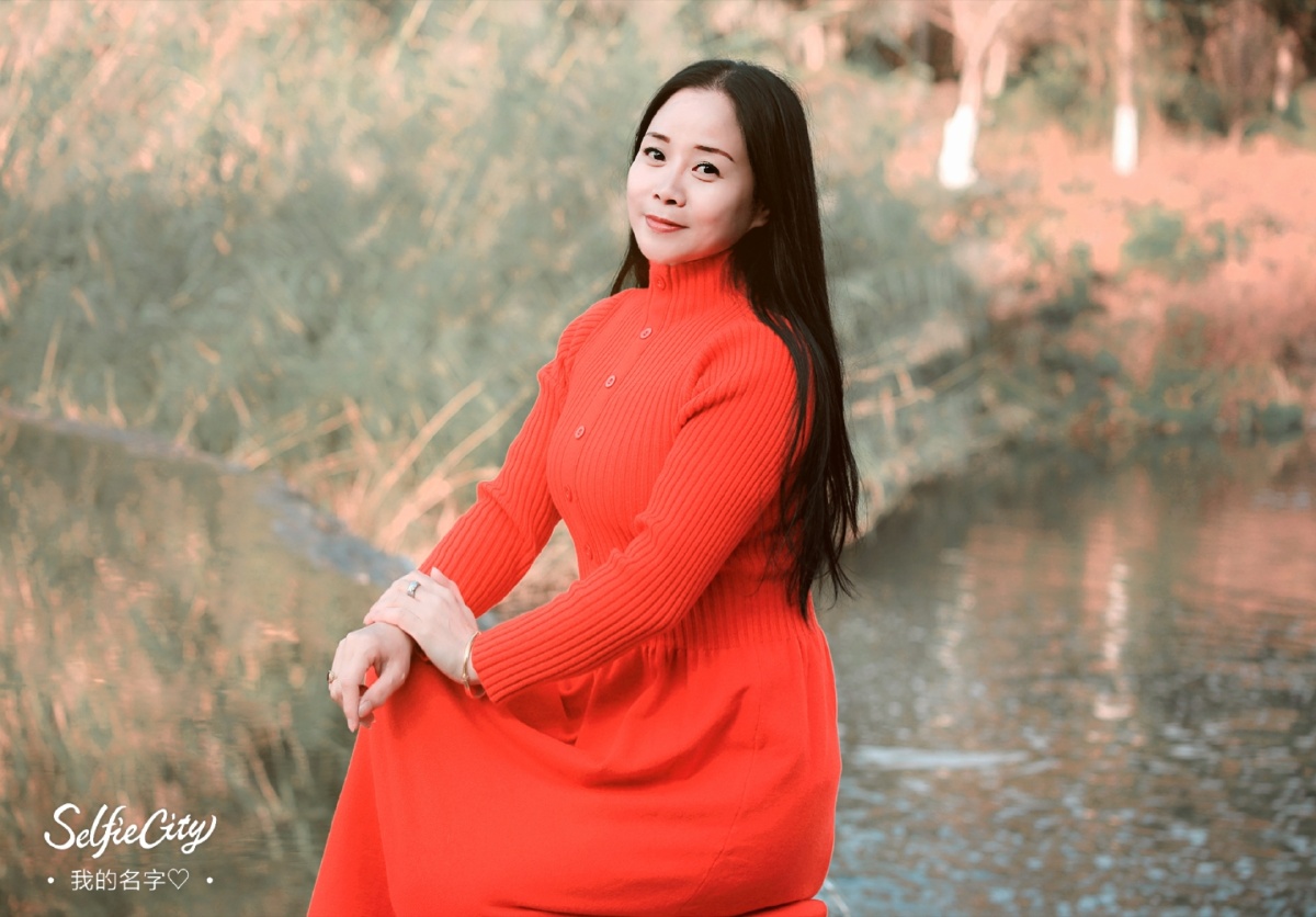 红衣少女 - 云之blue - 图虫