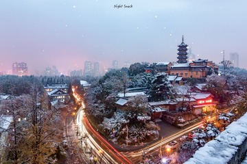雪夜金陵