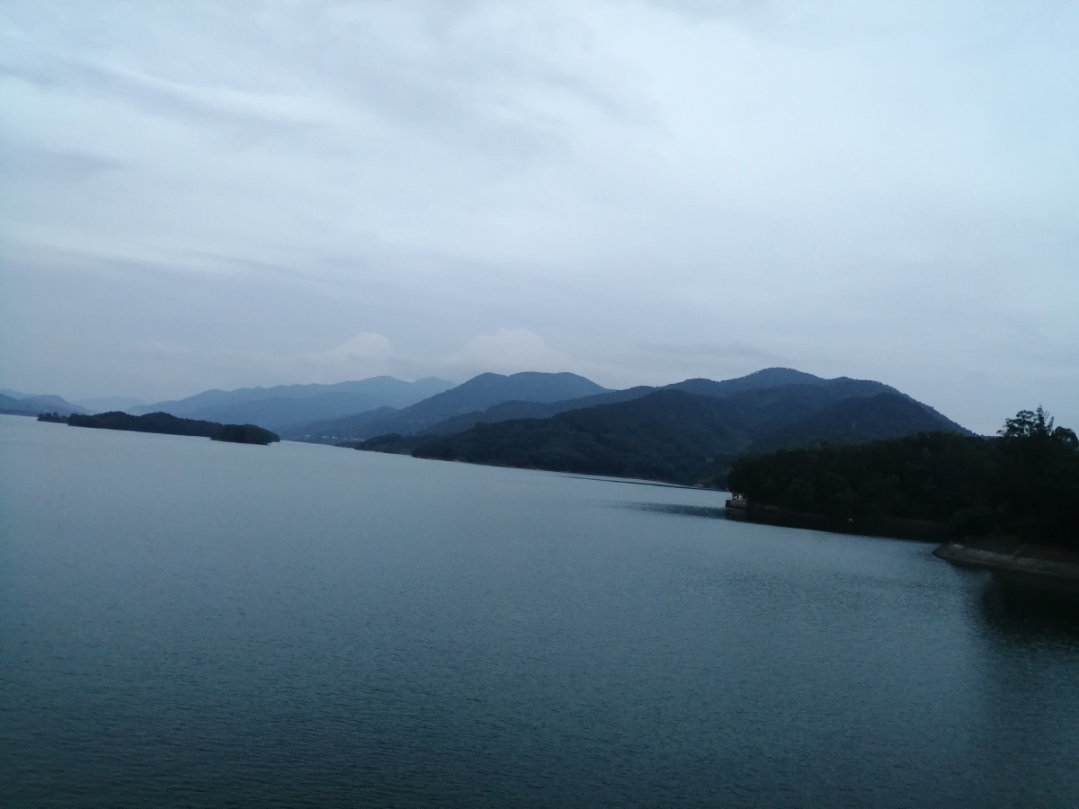 中国十大人工水库之一长坡水库初见