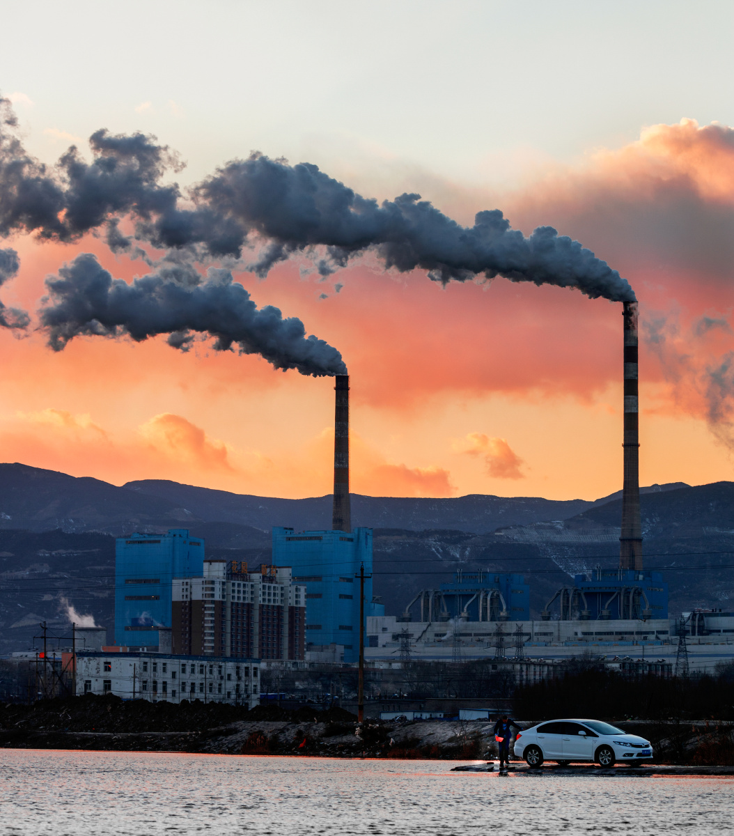 于2015年12月拍摄于山西省太原市一电厂,为了进一步改善太原市的生态