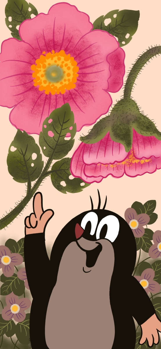 手绘壁纸鼹鼠的故事