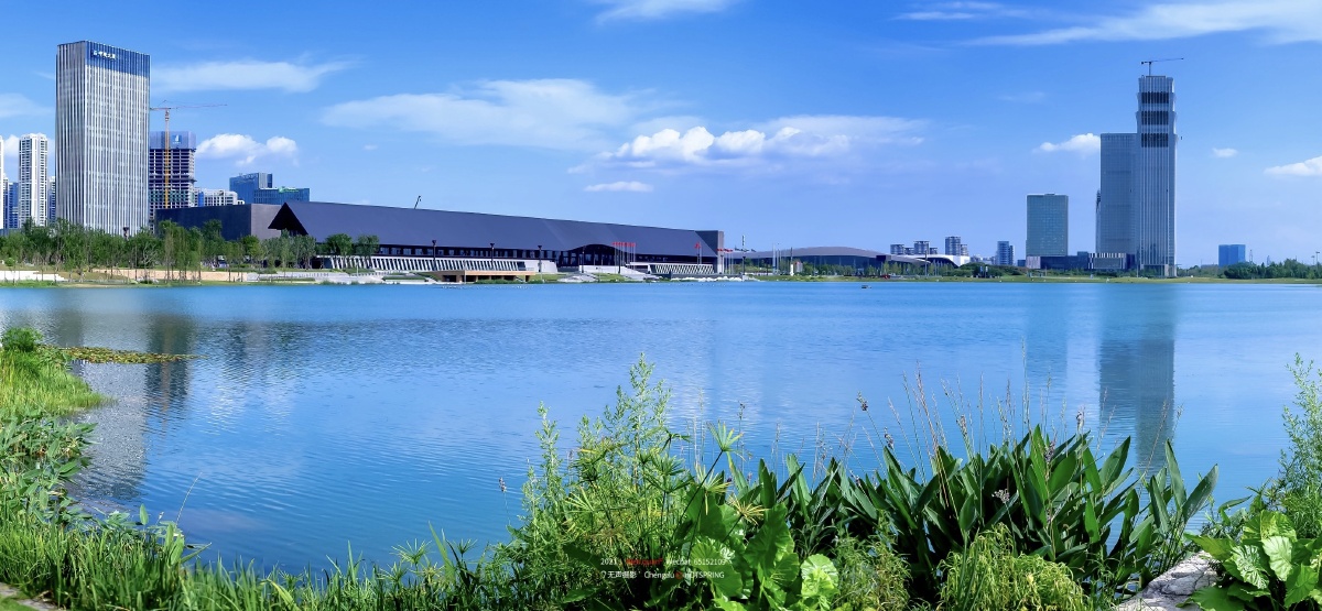 美如画的天府公园