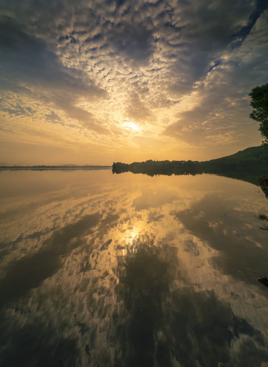初夏湖色曾院平摄影