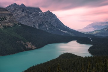 佩托湖，加拿大洛基山脉