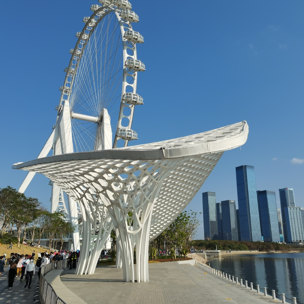 2021初六前海欢乐港湾新年景像