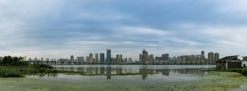 沙湖全景