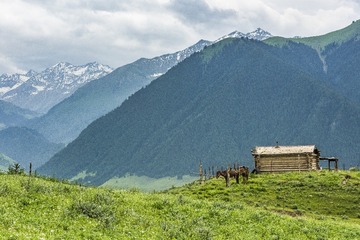 天山脚下