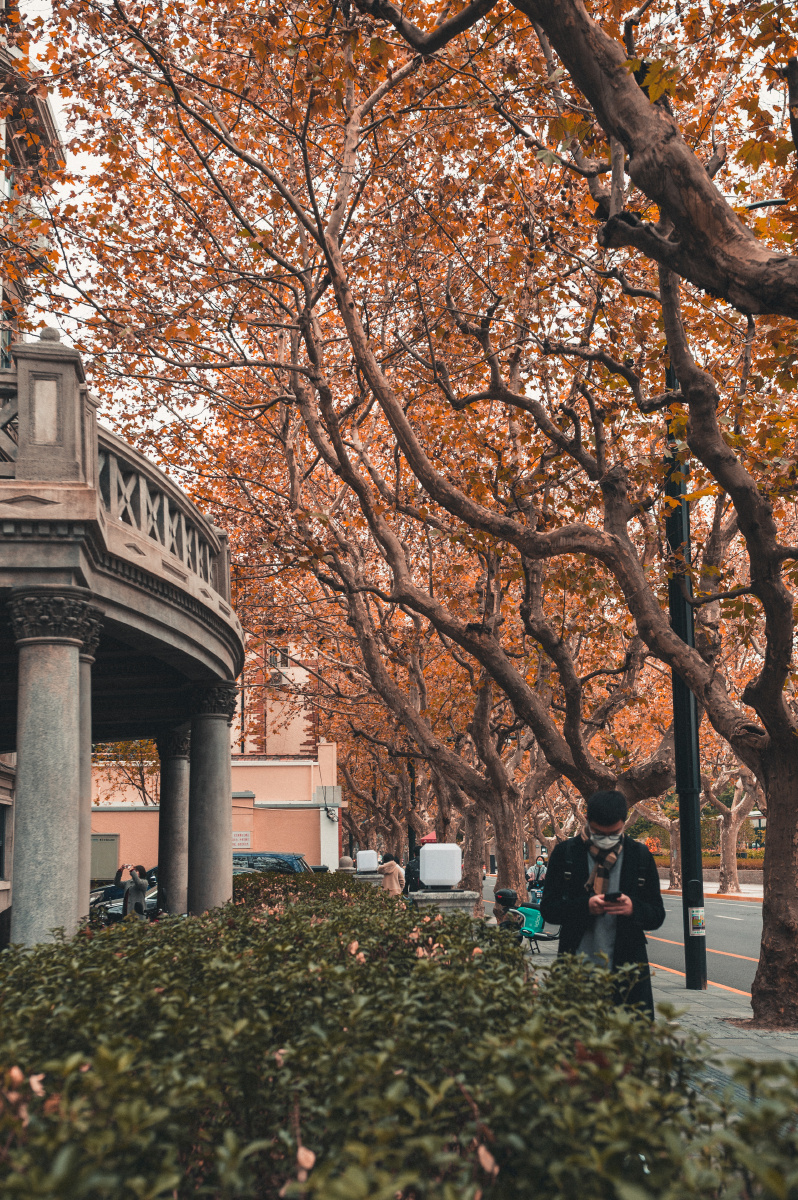 人文上海复兴中路扫街