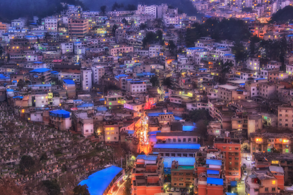 贵阳市大营坡黄家湾地区.