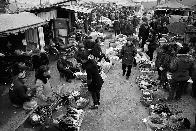 小河口的赶集,凑的是一个热闹