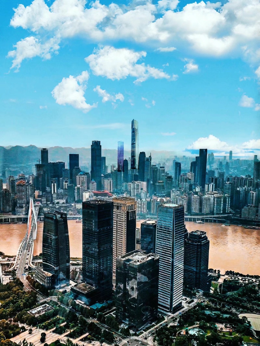 原创重庆未来城市天际线20198