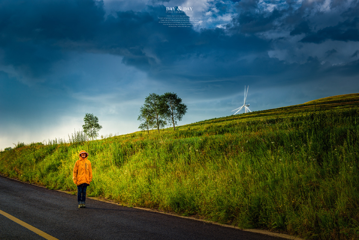二十分钟的雨 - 草原天路, 彩虹, 阵雨, 纪实, 情绪