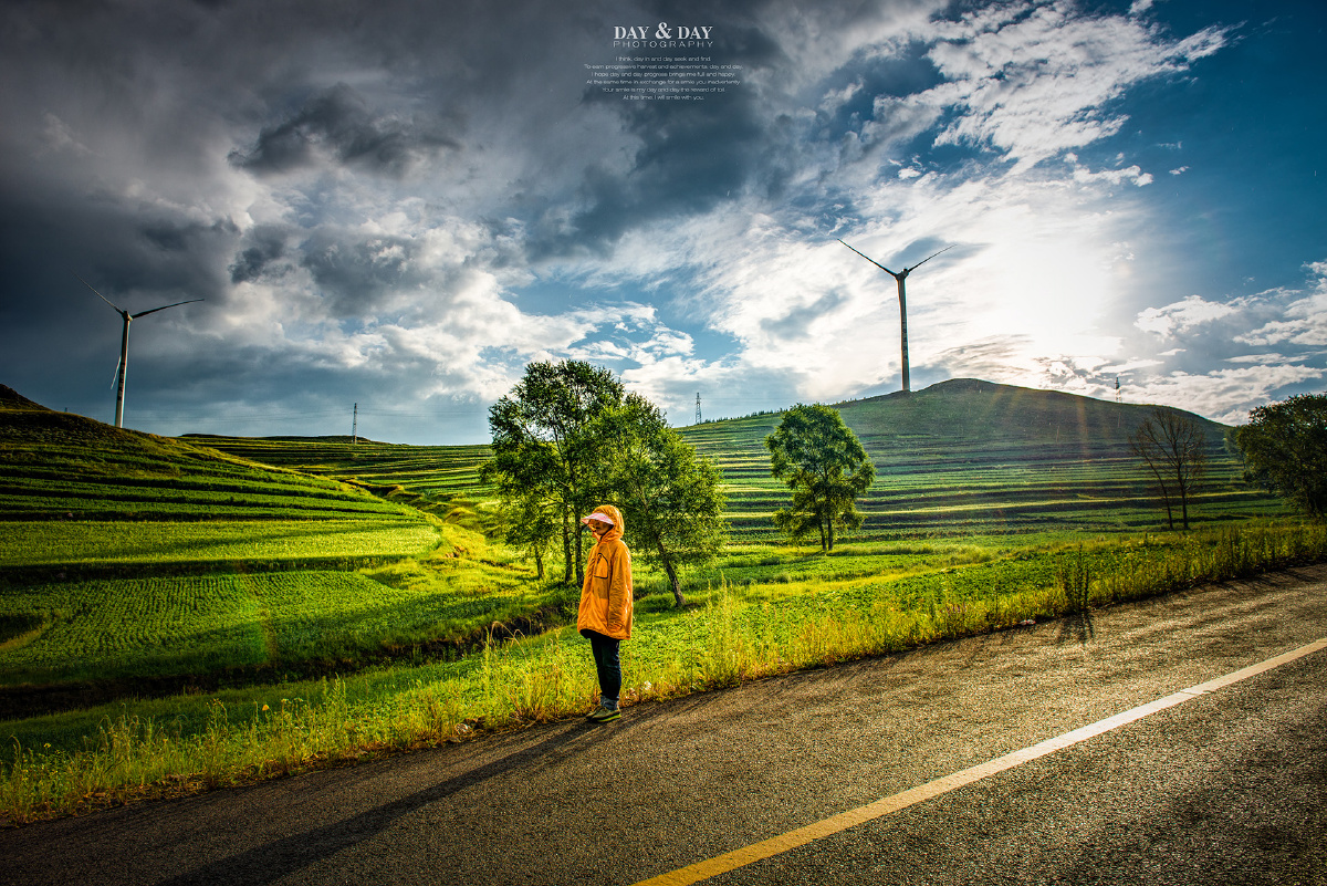 二十分钟的雨 - 草原天路, 彩虹, 阵雨, 纪实, 情绪