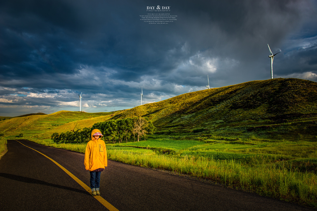 二十分钟的雨 - 草原天路, 彩虹, 阵雨, 纪实, 情绪