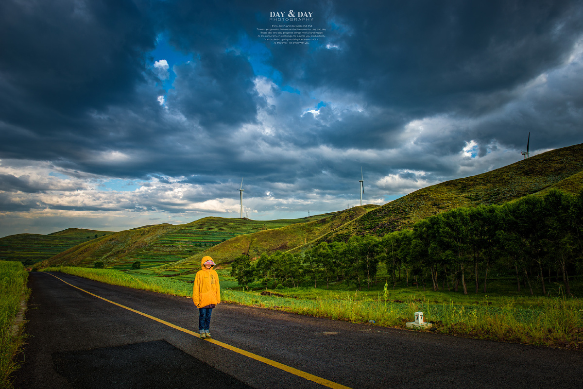 二十分钟的雨 - 草原天路, 彩虹, 阵雨, 纪实, 情绪