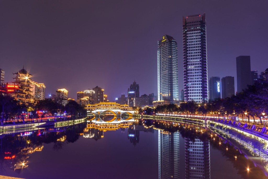 安顺廊桥夜景