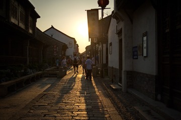 门东晚霞