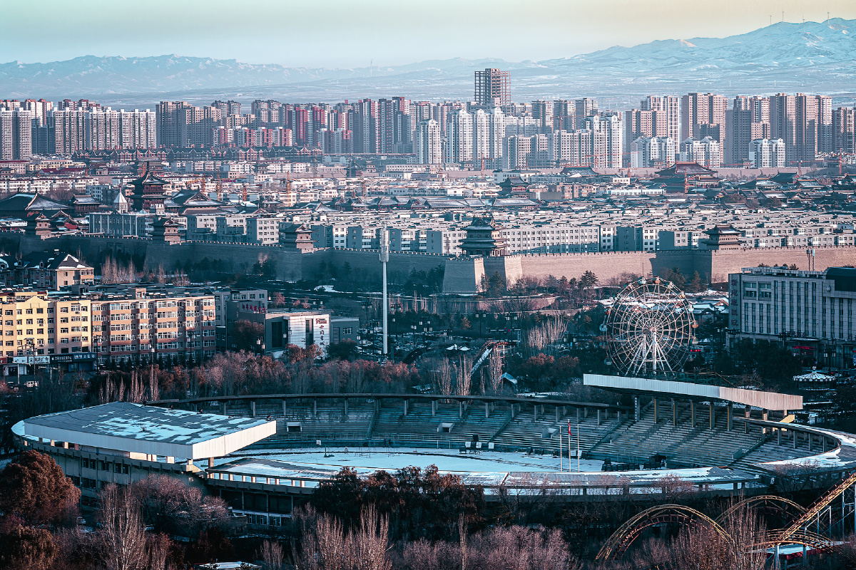 鸟瞰古都大同