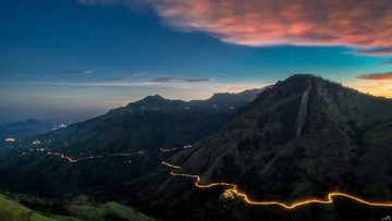 【Sunset of Little Adam's Peak】