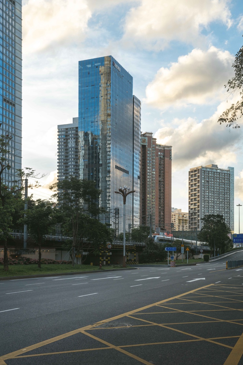 在城市里的下午