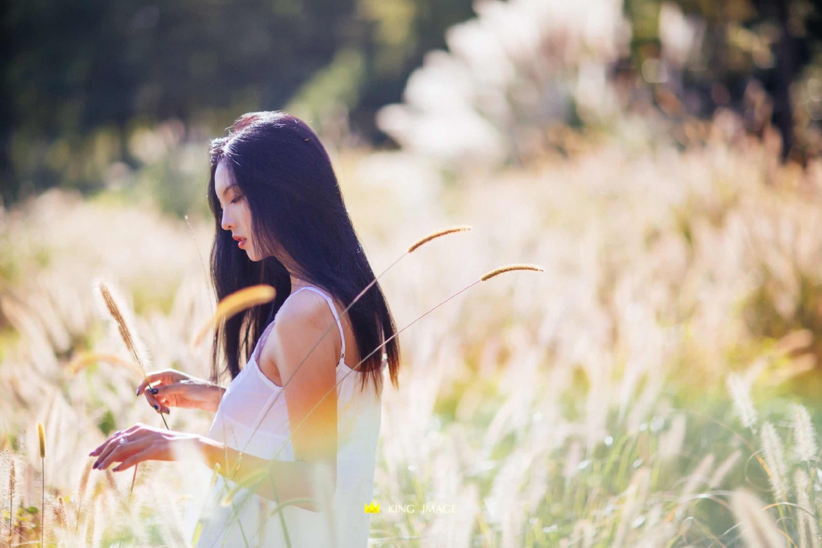 芦苇少女写真