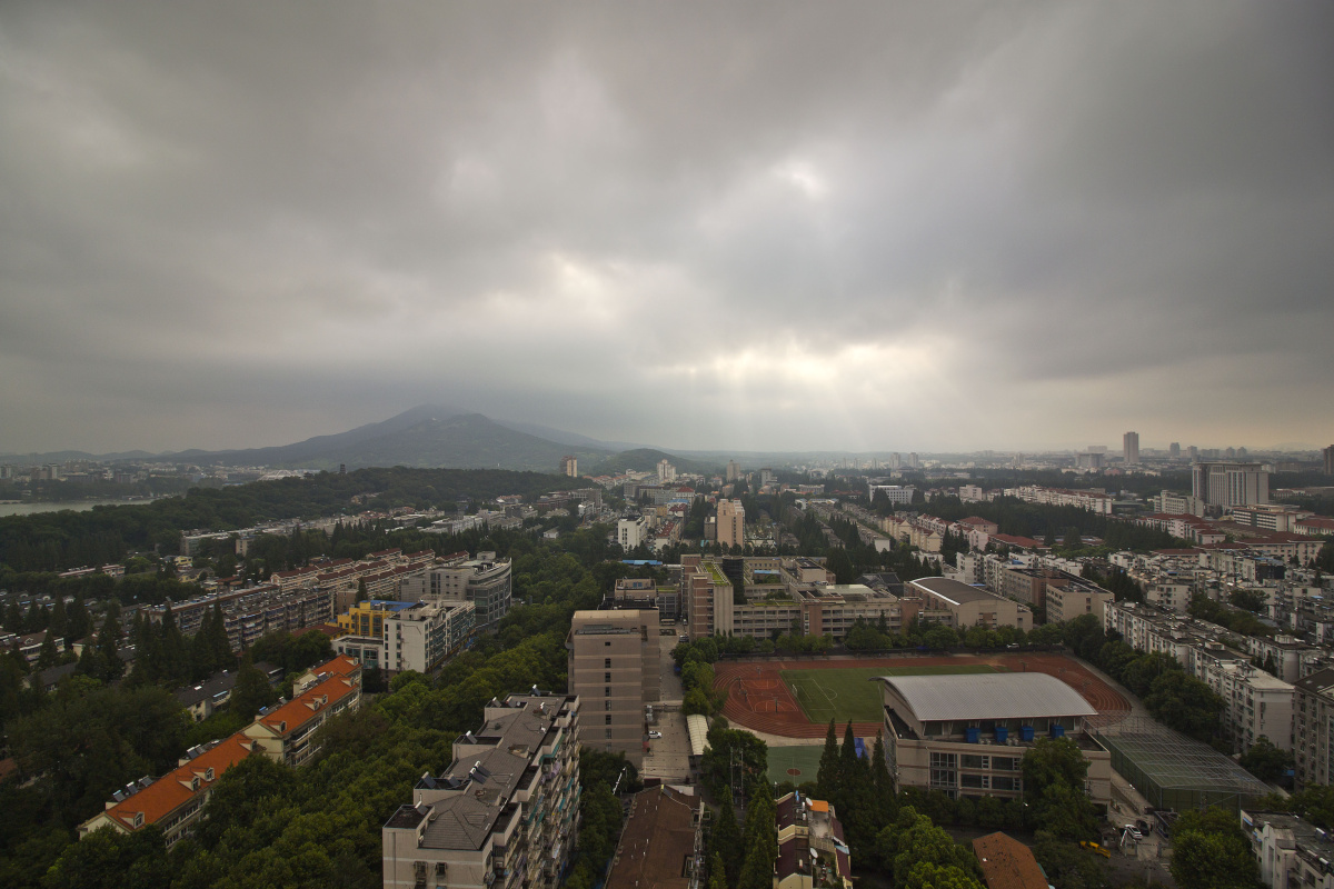 黑云压城 - 风光, 佳能, 城市, 广角, 南京, 和平大