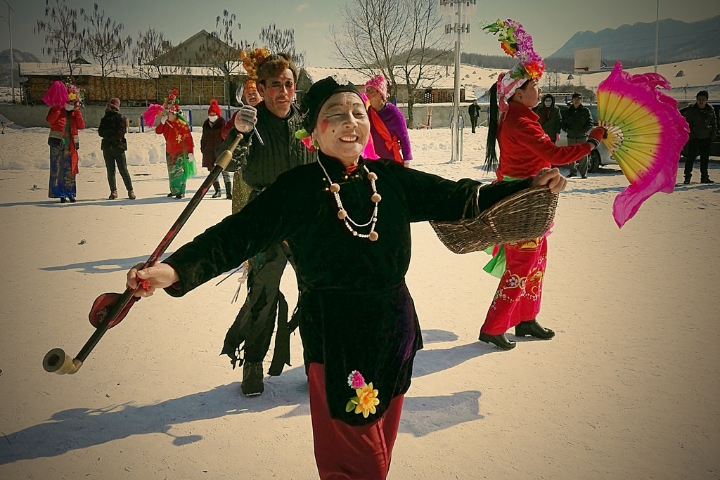 抚顺地秧歌1组照