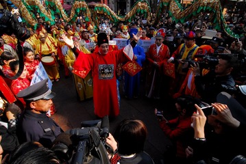 大年初五河坊街金猴送福喜迎财神2