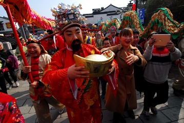 大年初五河坊街金猴送福喜迎财神4