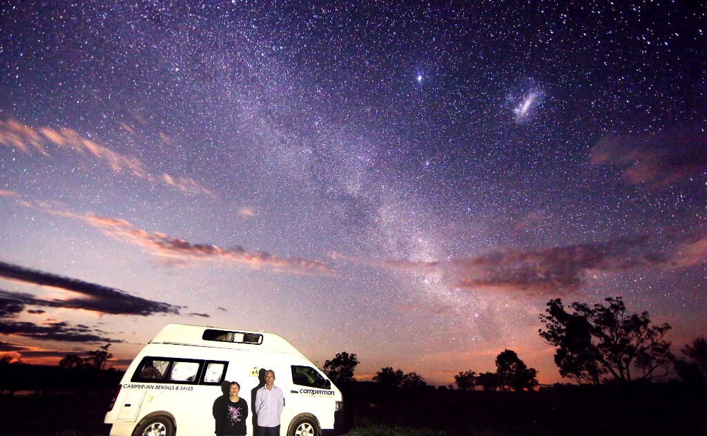 2015年12月2日,昆士兰州Dalby。父母第一次看见如此纯净的星空。