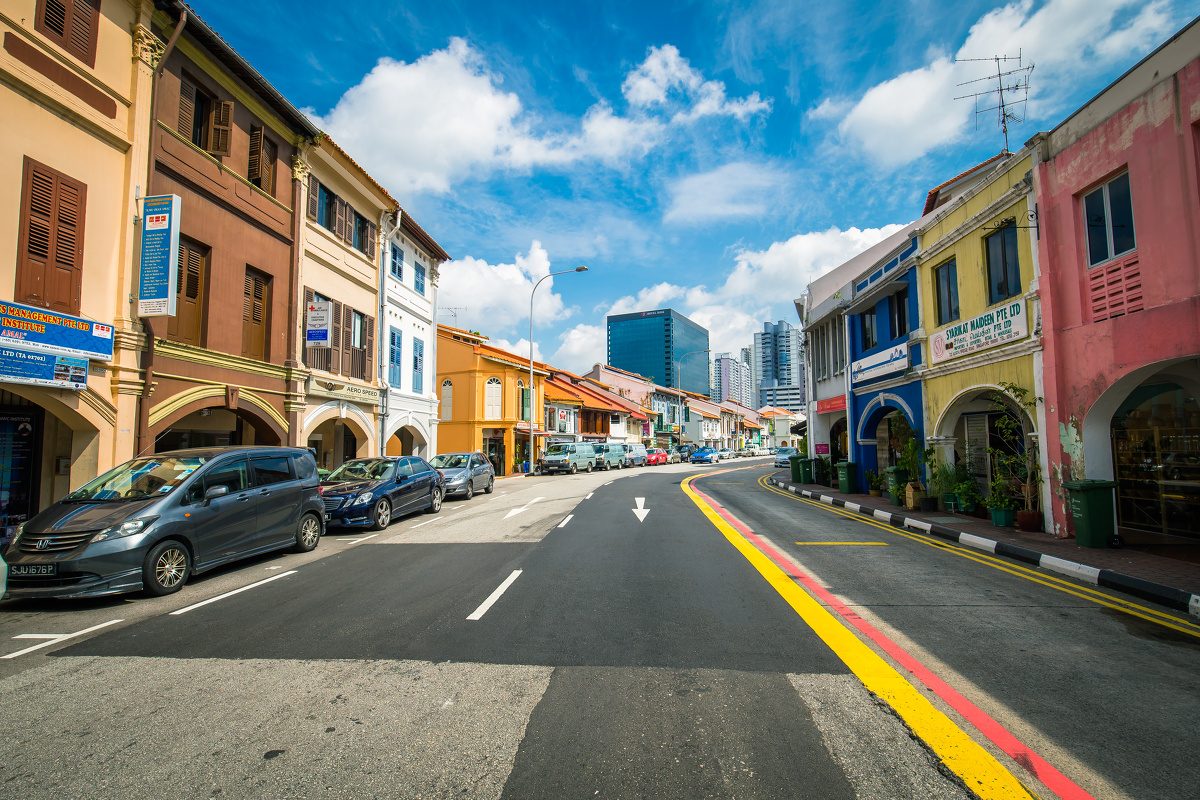 新加坡武吉士街景.