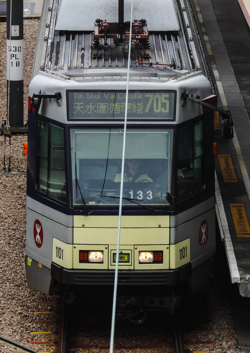 香港元朗mtr轻轨