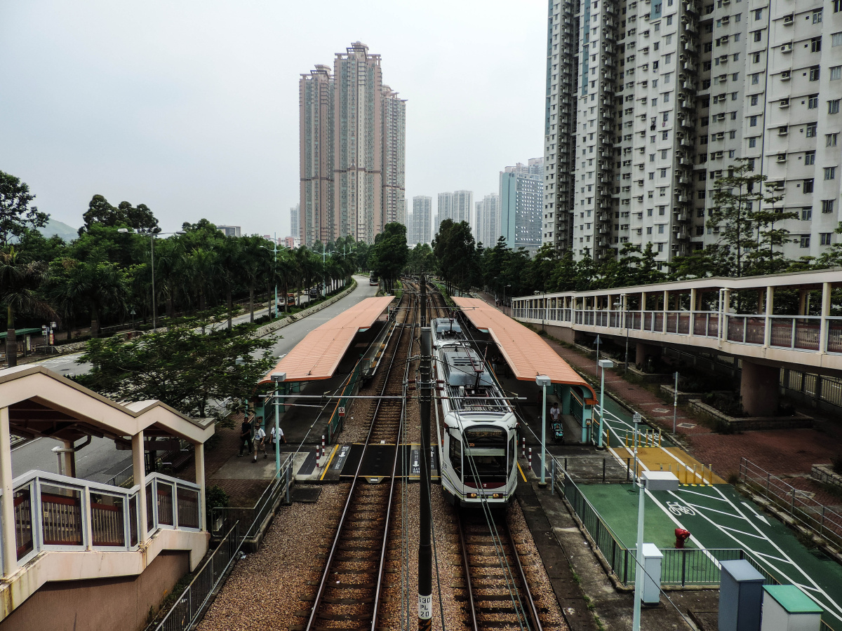 香港元朗mtr轻轨