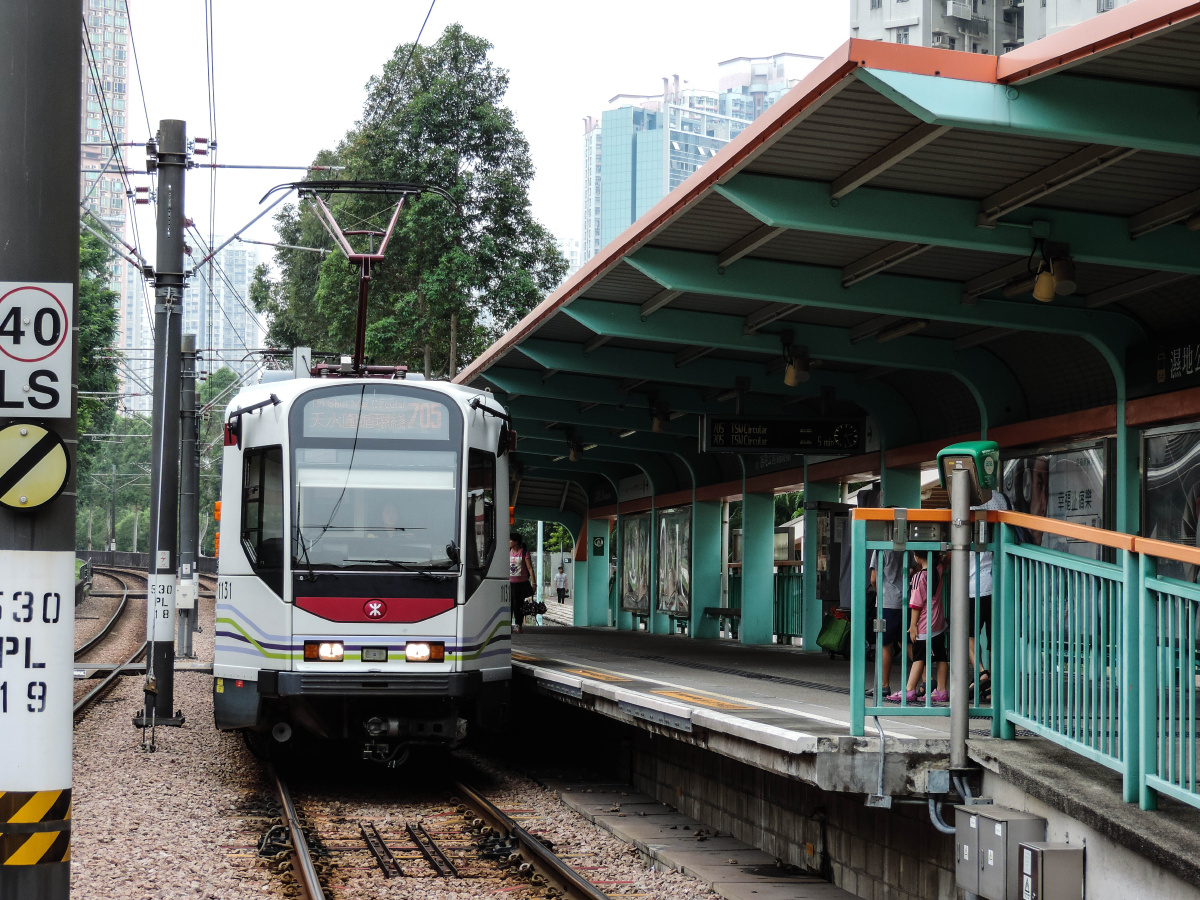 香港元朗mtr轻轨