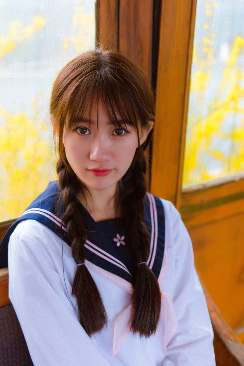 电车少女 - 人像, 佳能, 日系, 小清新, 少女, 大连