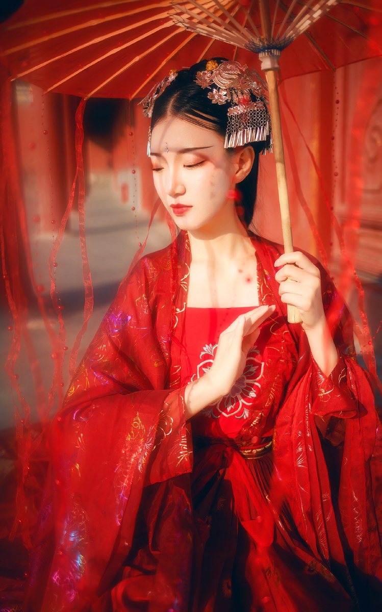 你们要的红色汉服来了
