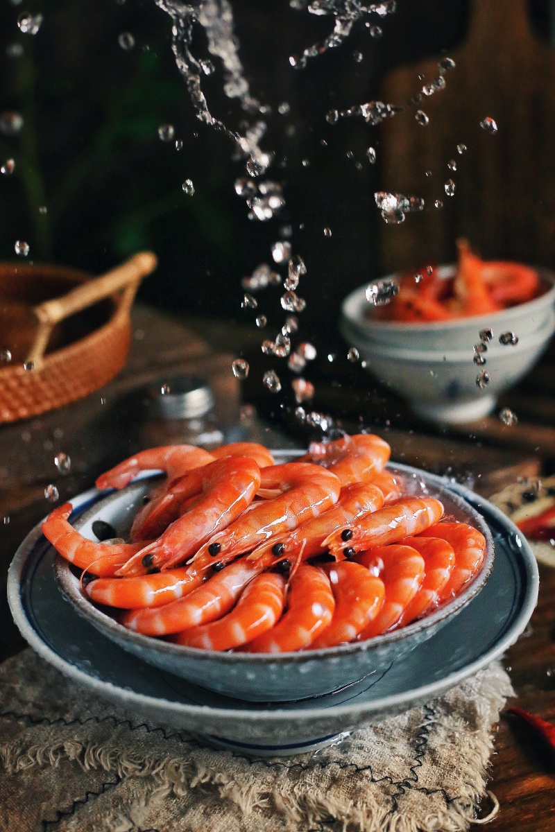 渤海盐田虾,个个透亮壳薄,鲜美味甜,周末好口福! - 小漫素年