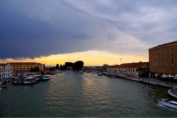 威尼斯,佛罗伦萨的黄昏