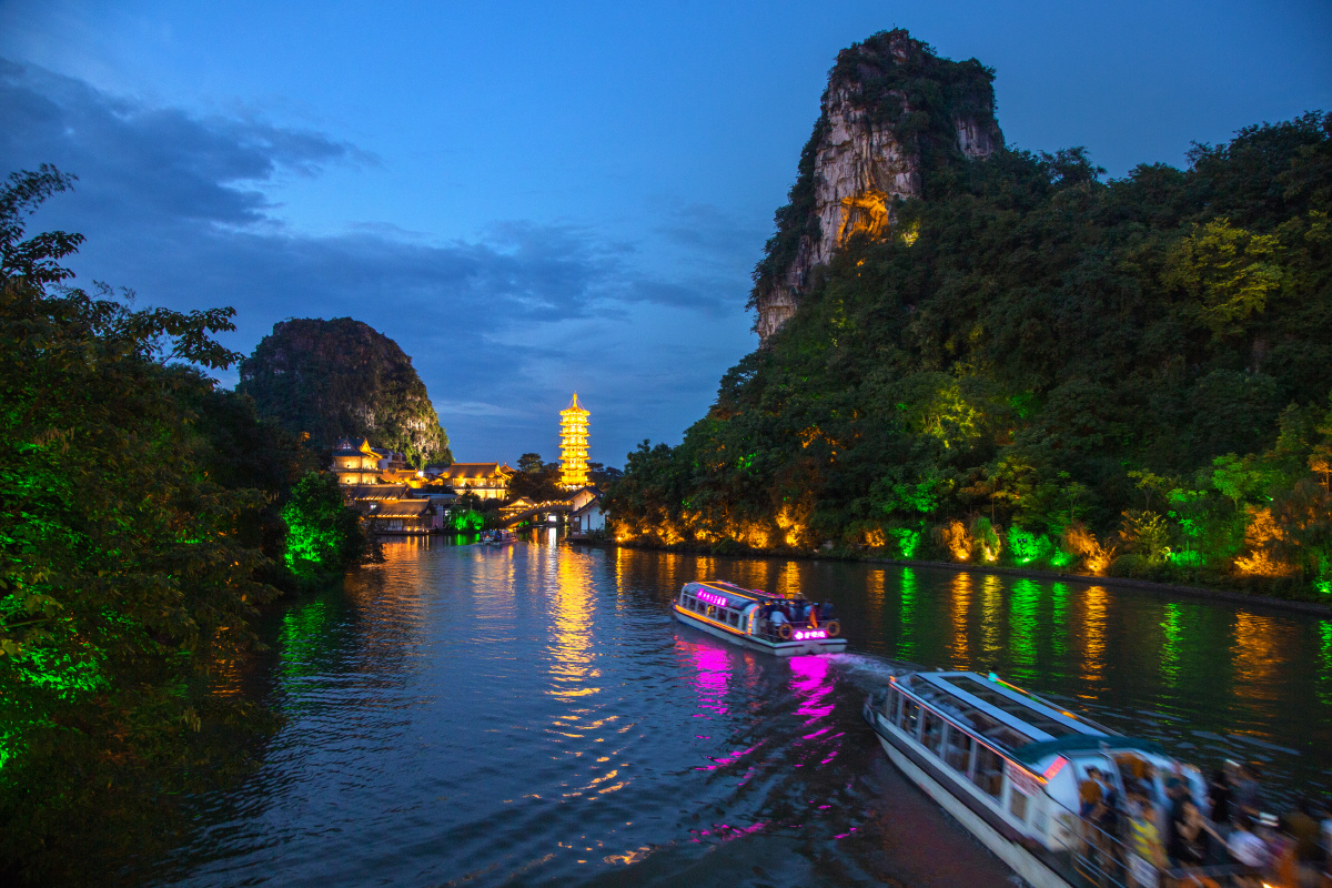 木龙湖夜景