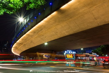 新市口高架夜景 (2 - 2)