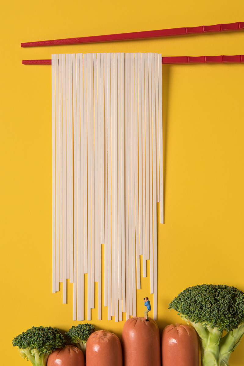 火腿肠方便面 - 创意摄影师陈燕飞 - 图虫