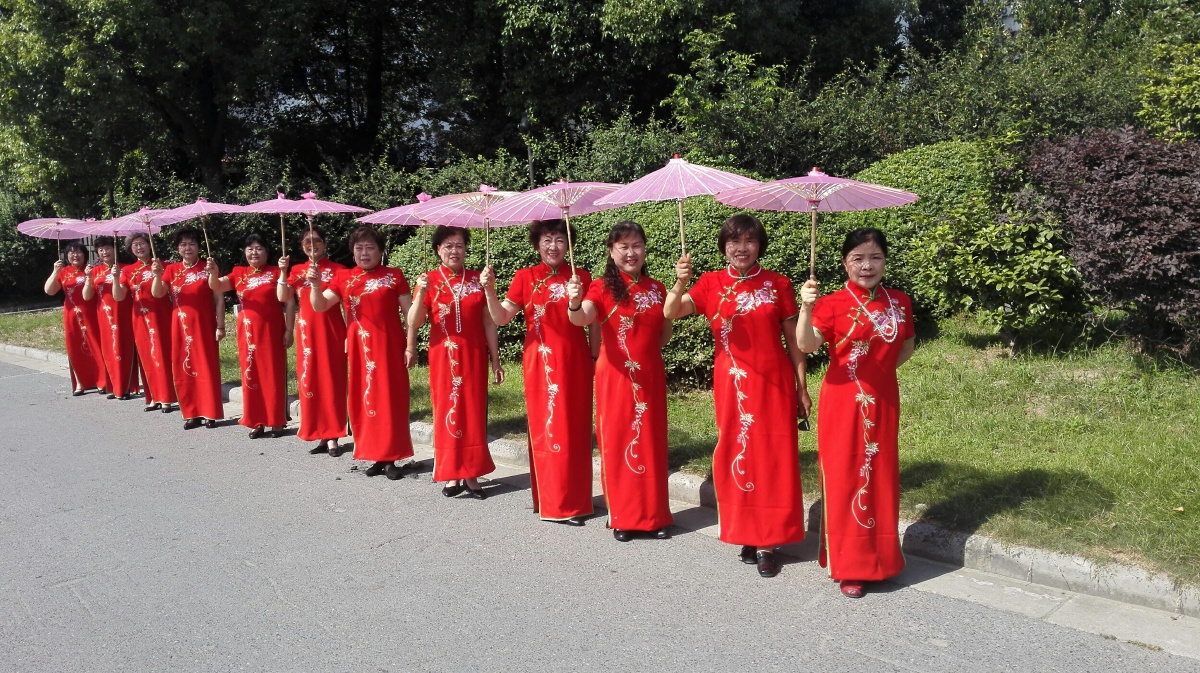 社区大妈首展旗袍秀 - zyn视觉 - 图虫网 - 优质摄影师交流社区